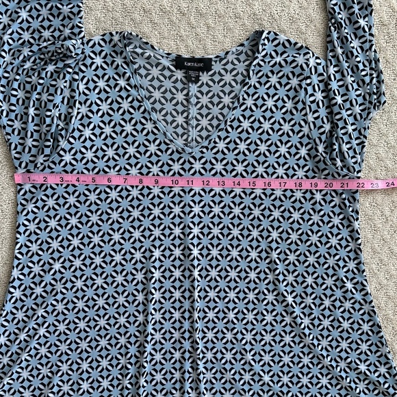 Lot of 2 Karen Kane Print Stretch Tops/Blouses Size 1X Office Fall Lightweight - Picture 16 of 16